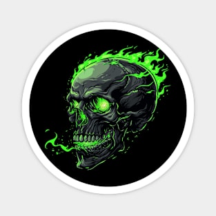 Ethereal Glow Skull Magnet